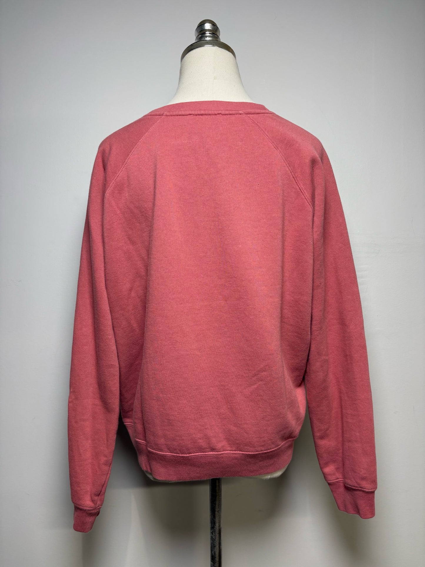 Women Size S Sézane Rosewood/Burgundy Heart La Chamade Pre-Owned Cotton Sweatshirt