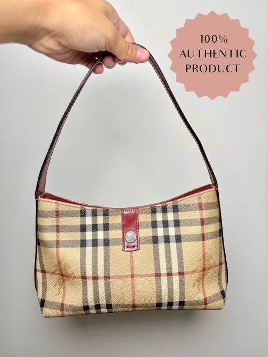 Burberry Haymarket Nova Check Mini Shoulder Purse