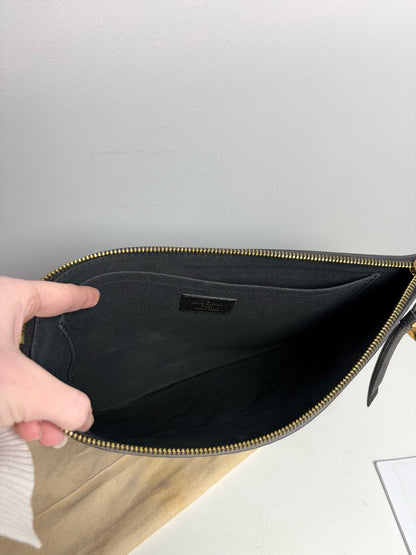Louis Vuitton Empreinte Black Leather Pouch/Bag