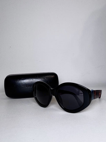 Acetate Linda Farrow x The Row 71/5  NWT, Pre-owned Black & Brown Sunglasses