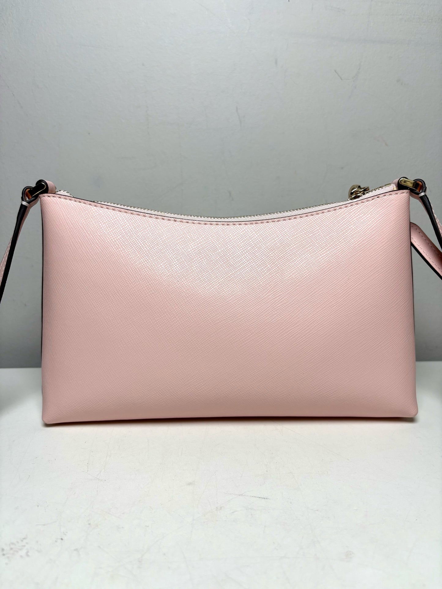 Women's Kate Spade Sadie Light Pink Saffiano Leather Pre-Owned Crossbody Purse