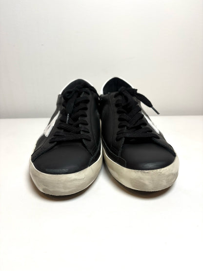 Golden Goose Black Leather White Star Men's Pre-owned, NWT 42 Sneakers