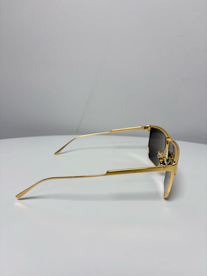 Metal Bottega Veneta Pre-owned Gold Sunglasses