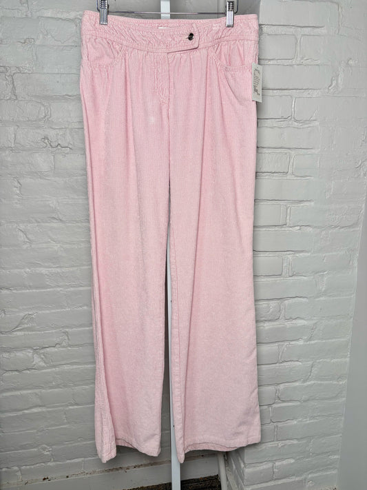 Women Size 36 (2) Escada Pink Corduroy Heart Pocket Pants