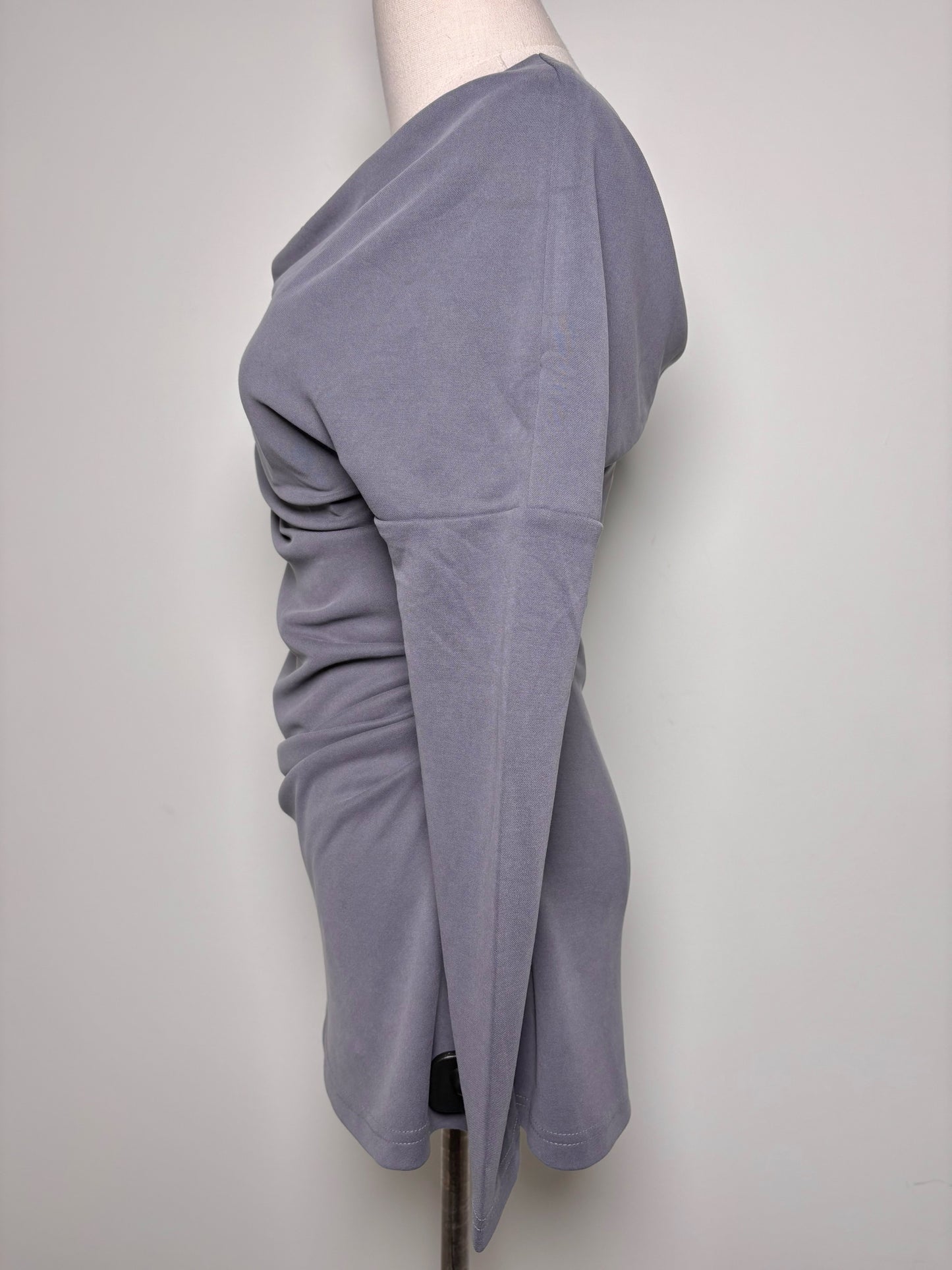 Women Size 4 Acler Charcoal Noble Off-Shoulder NWT Shirt