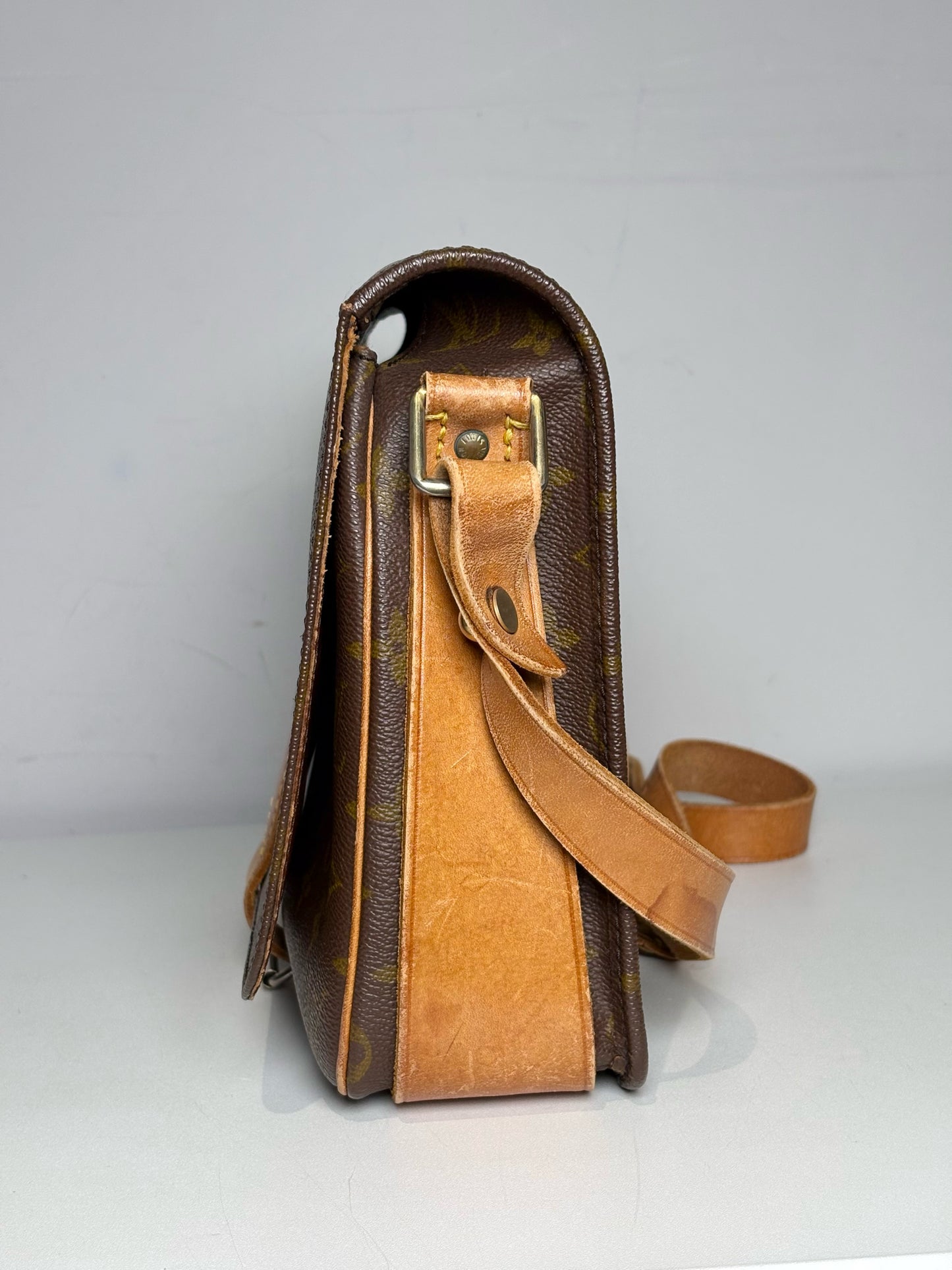 Women's Louis Vuitton Monogram Vintage Leather Pre-owned Brown Medium Purse