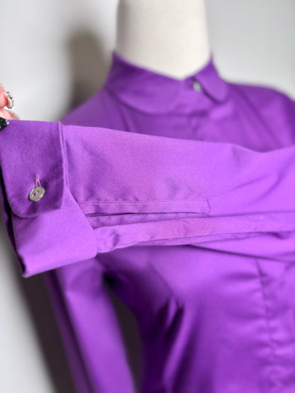 Women Size 36 (2) Jil Sander Purple Cotton Blend Pre-owned Shirt