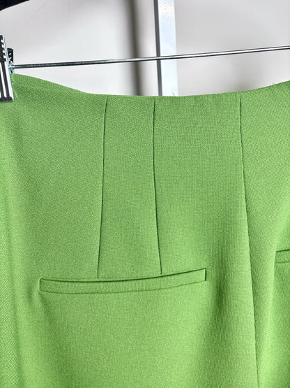 Women Size 16 Veronica Beard Green Solid Women's Polyester Pre-owned Pants