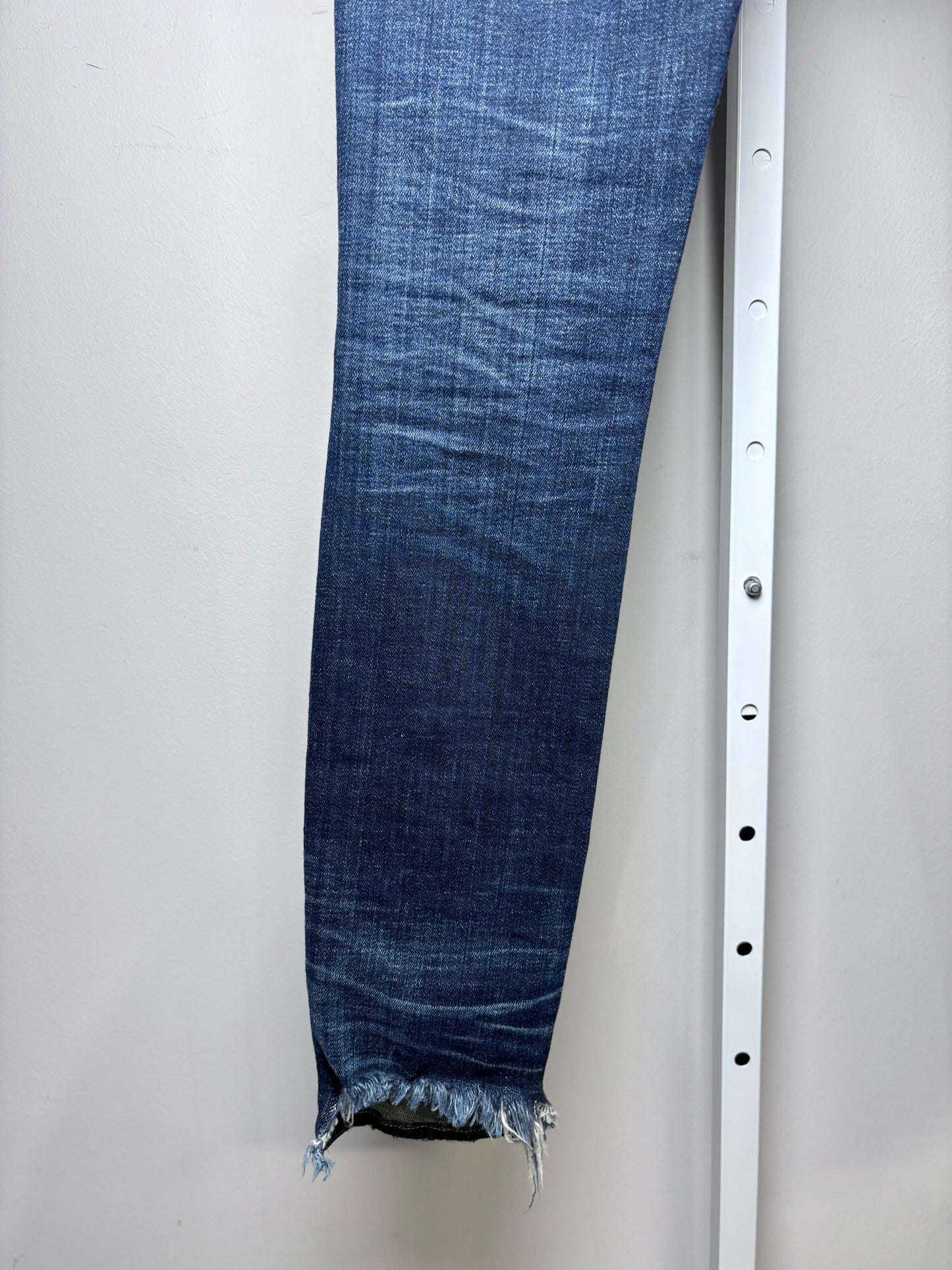 Women Size 25 R Jeans Blue Denim Women's Cotton Blend Pre-owned Jeans