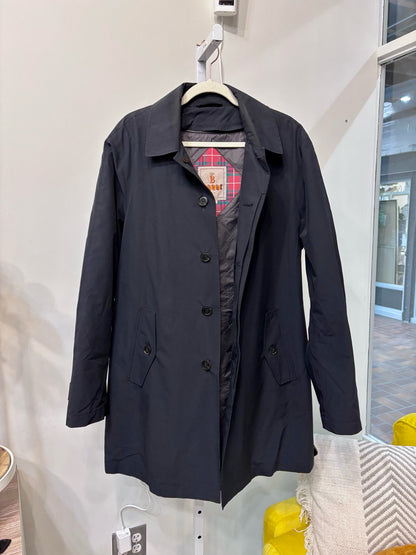 Baracuta Navy Blue Mens Size 46 (XXL) Trench Coat