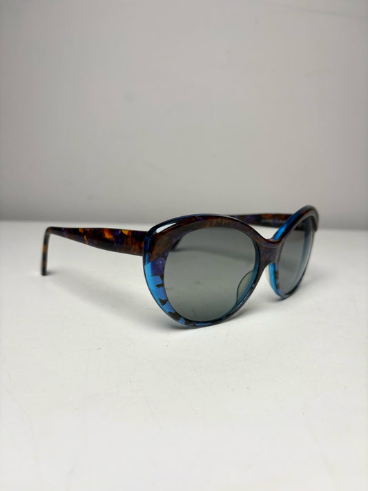 David Yurman Pre-owned Blue, Purple, Brown Acetate Sunglasses