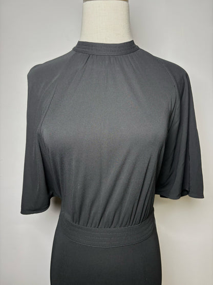 Women Size M Toteme Hamapden Fluid Midi Black Pre-owned, NWT Dress