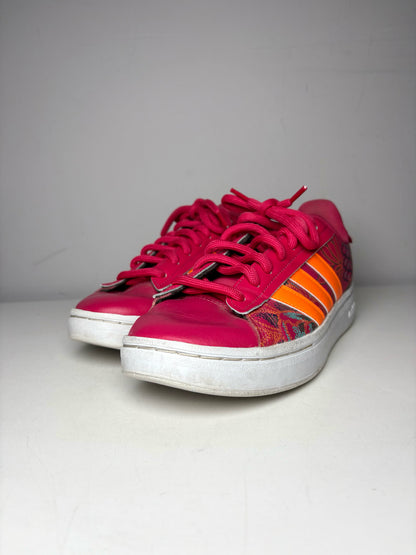 W Shoe Size 9 Adidas Pink & Orange Pre-owned Sneakers
