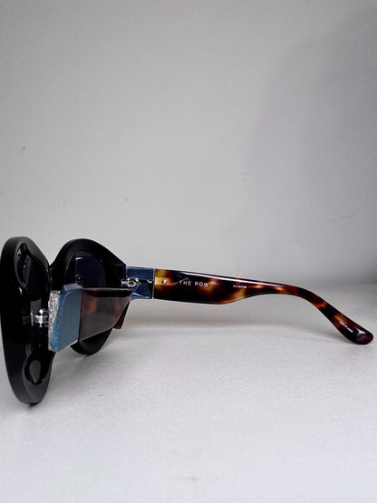 Acetate Linda Farrow x The Row 71/5  NWT, Pre-owned Black & Brown Sunglasses