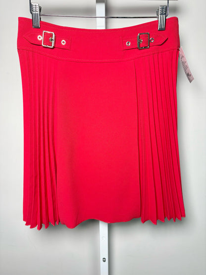 Women Size 6 Karen Millen Red Solid Skirt