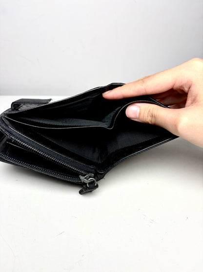 Prada Tessuto Nylon Vintage Pre-owned Black Wallet
