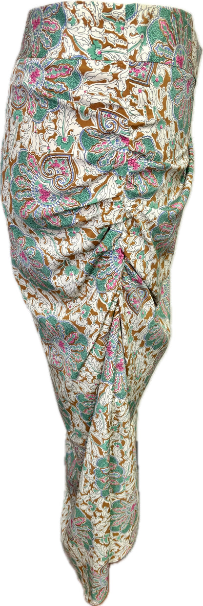Veronica Beard Floral Silk Skirt