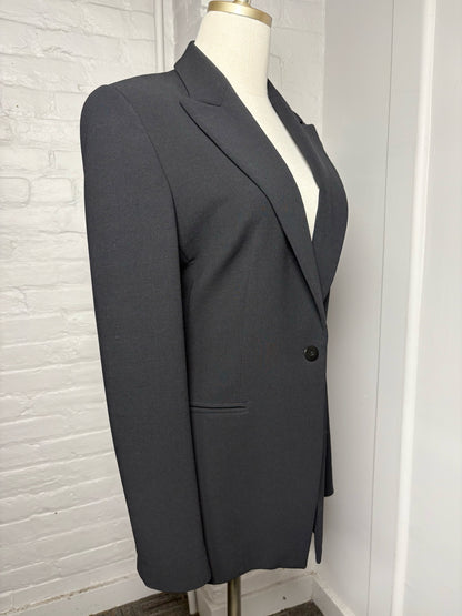 Women Size 48 (10, US) Giorgio Armani Black Long Lapels Blazer
