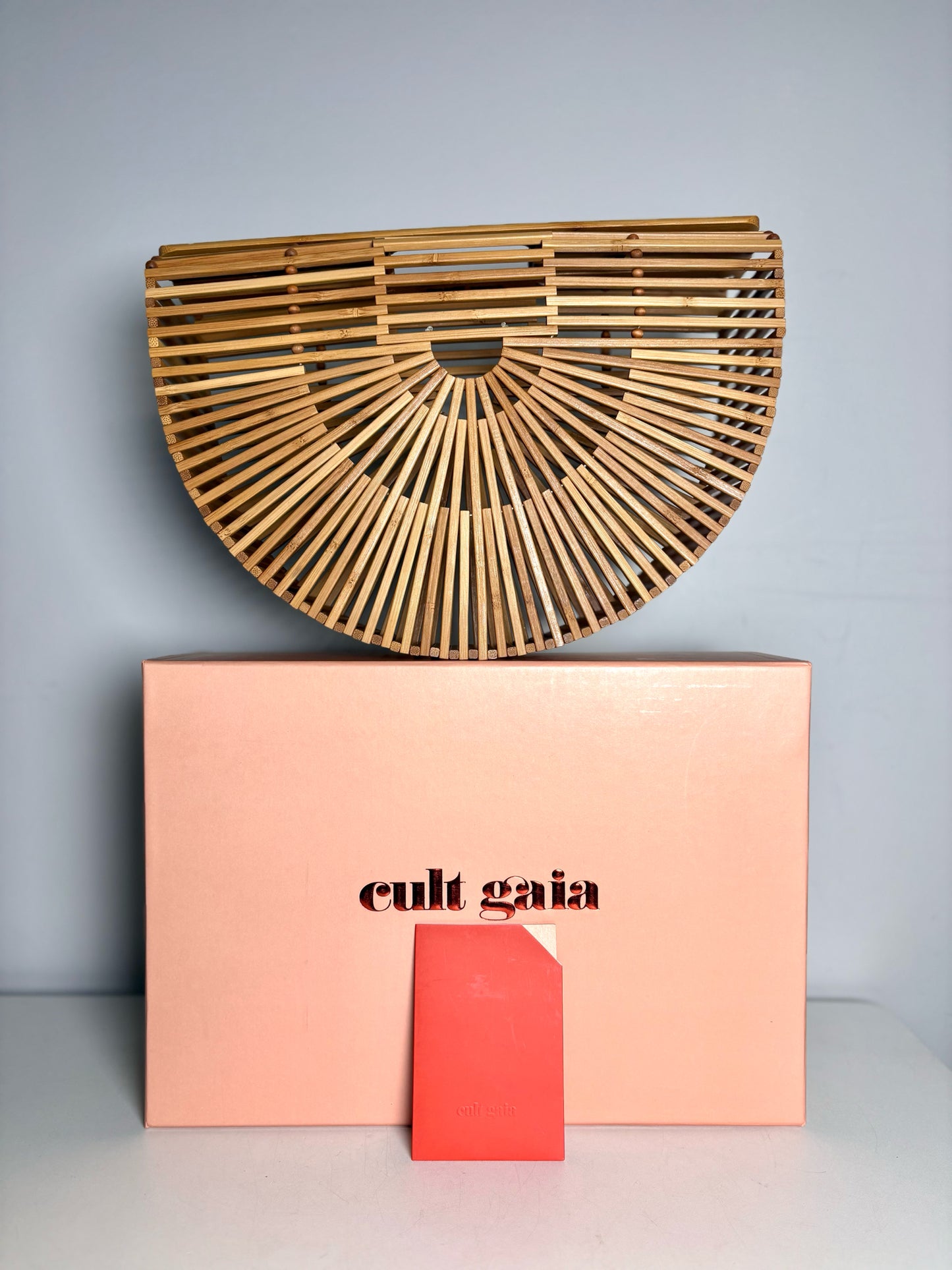 Women's Cult Gaia Woven Ark Large Bamboo Pre-owned Bag