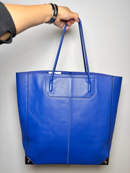 Alexander Wang Solid Leather Blue Prisma Azur Purse