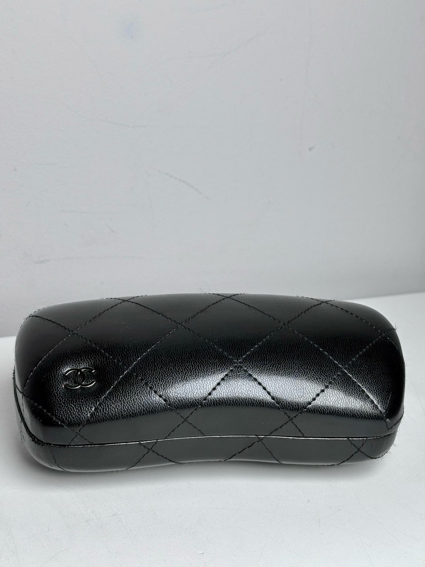 Chanel 5221 Square Frame Pre-owned Gray Acetate Sunglasses