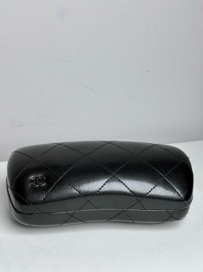 Chanel 5221 Square Frame Pre-owned Gray Acetate Sunglasses