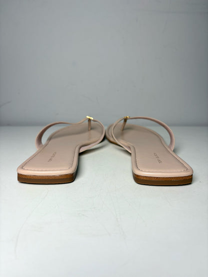 W Shoe Size 10 Tory Burch Light Pink Leather Goat NWT, Pre-owned Sandals
