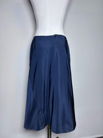 Women Size 36 (6 US) Jil Sander Navy Blue Solid Vintage Pre-owned 2 Piece Set