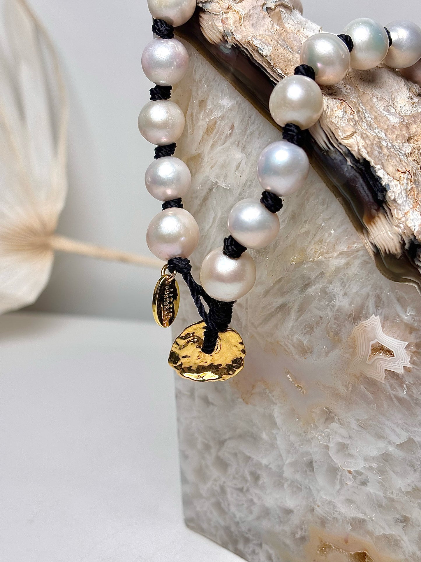 Lizzie Fortunato Freshwater Pearl Gold Plated Brass Necklace
