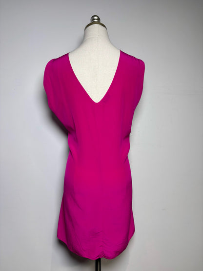 Women Size 14 Moschino Hot Pink Solid Women's Pure Silk Pre-owned Blouse