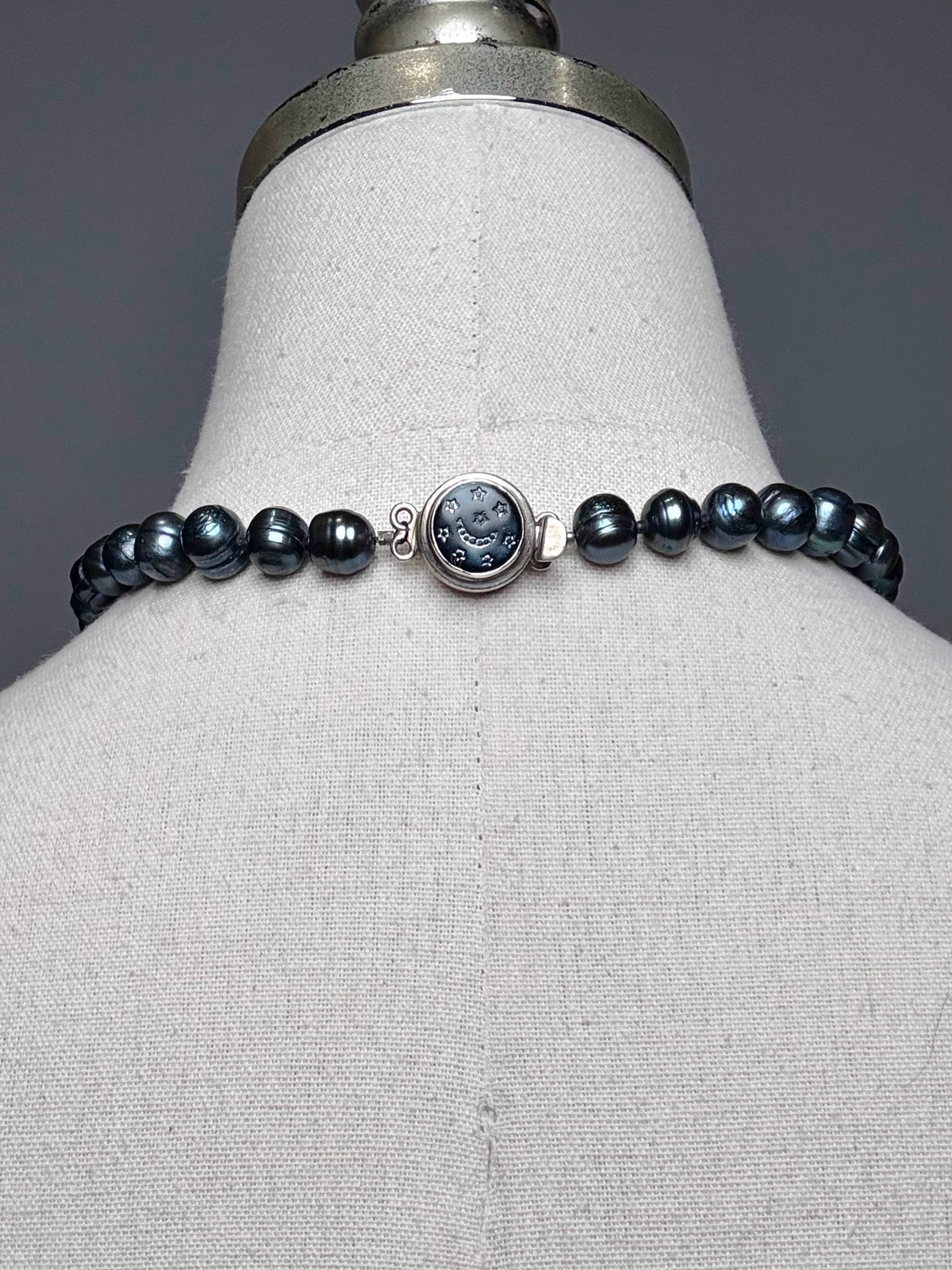 925 Sterling Silver Labradorite Pendant Tahitian Pearls Pre-owned Necklace