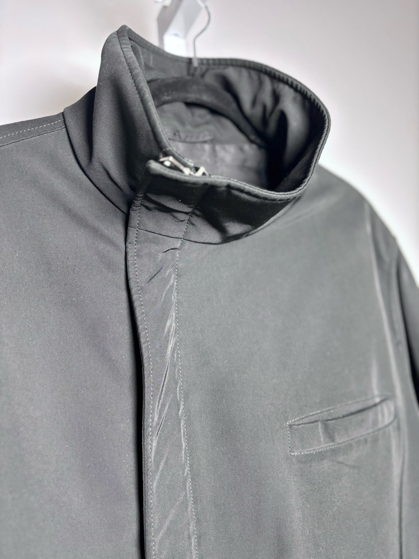 Prada Black Blouson Men's Size M Pre-owned Jacket