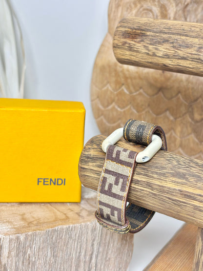 Coated Canvas Fendi Monogram Bracelet