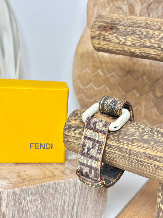 Coated Canvas Fendi Monogram Bracelet
