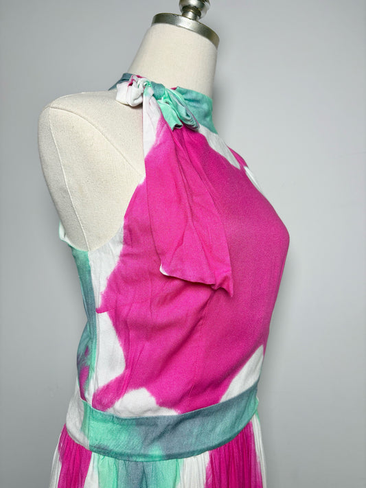 Women Size 6 Busayo Multi-Color Tie-dyed Dress