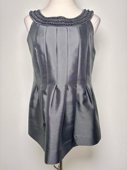 Women Size S Kate Spade New York Black Solid Pre-owned Top