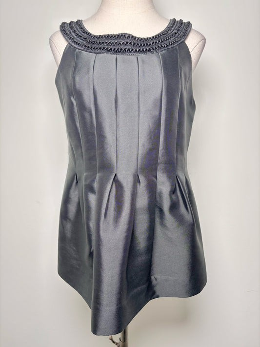 Women Size S Kate Spade New York Black Solid Pre-owned Top
