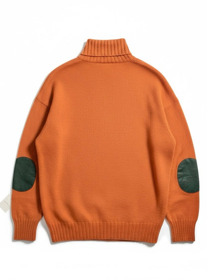 Brioni Orange Cashmere knit Men's Mens Size 54 (XL US) Sweater