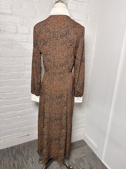 Women Size 6 Judith & Charles Black, brown Dot Dress