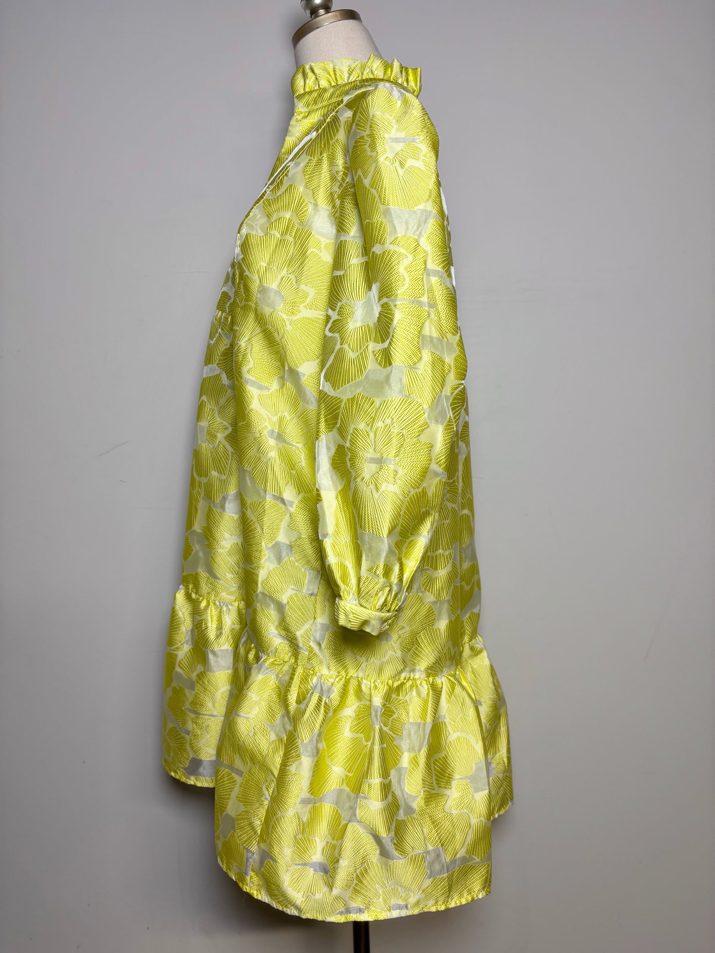 Women Size XXL Tuckernuck Citron Fil Coupe Palmerston Pre-owned Mini Dress