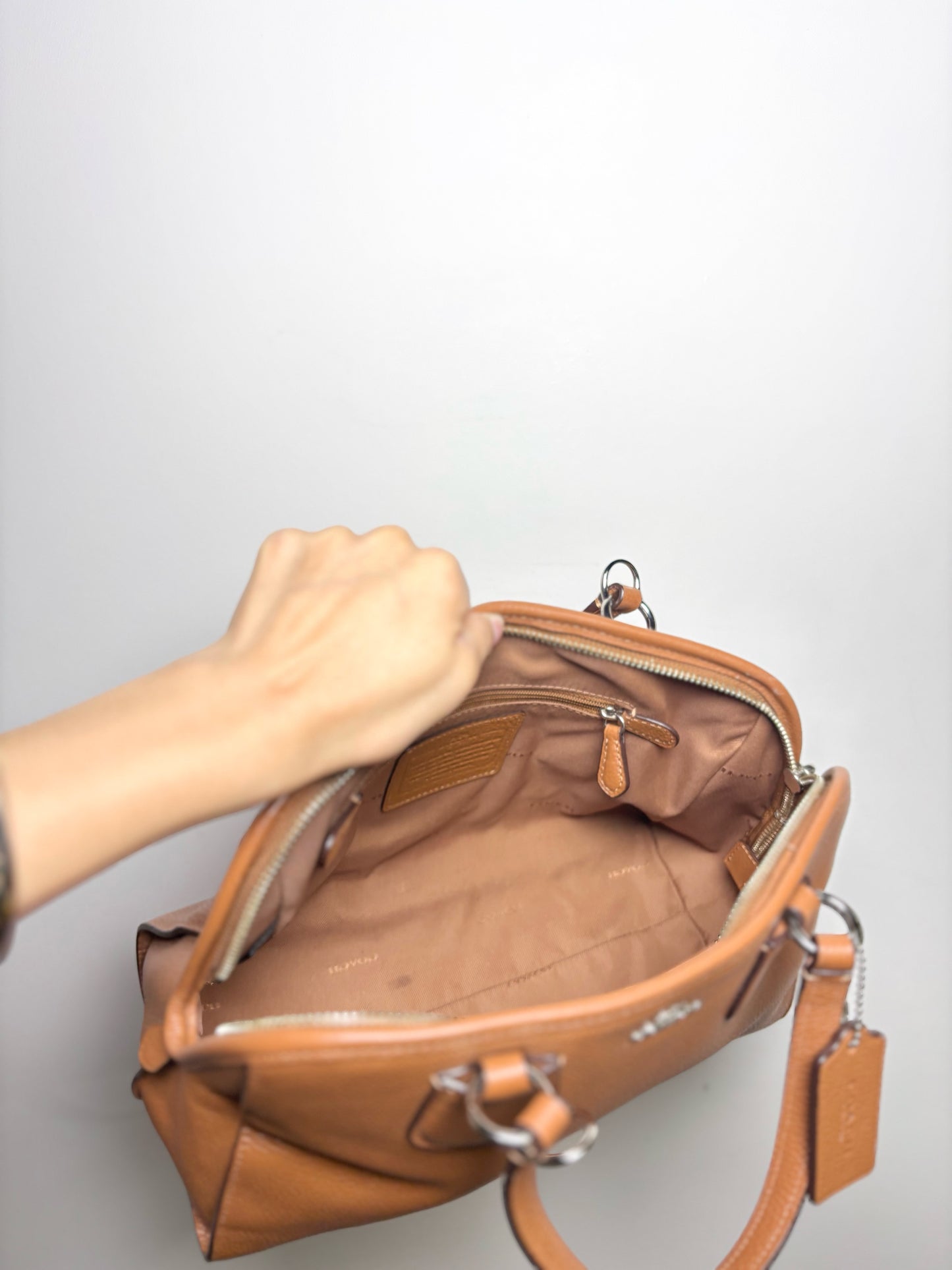 Coach Solid Leather Purse
