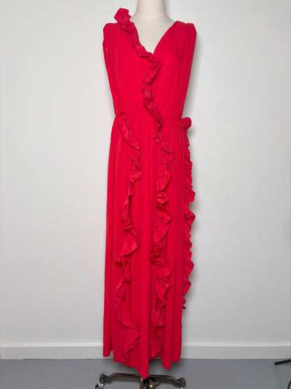 MSGM Milano Red Solid Dress