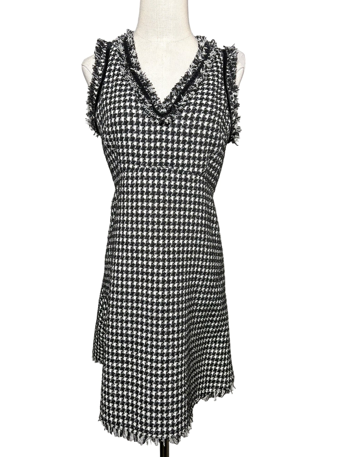 Women Size 2 Kate Spade New York Black & White Tweed Dress