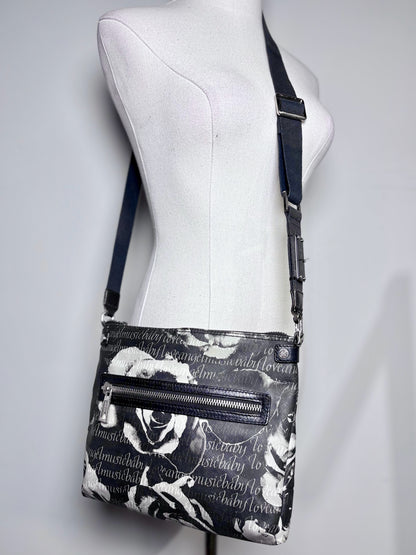 Gwen Stefani L.A.M.B. Floral Coated Canvas Crossbody Purse