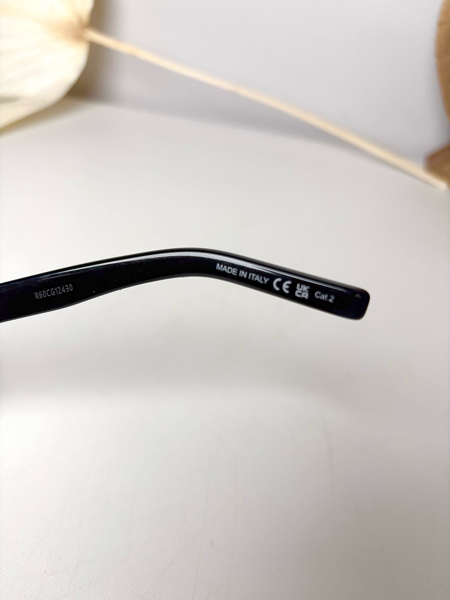 Saint Laurent Black New Wave Sunglasses