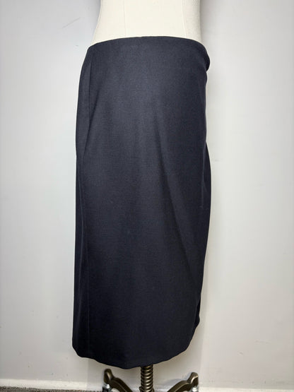 Women Size 38 (4 US) Jil Sander Navy Solid Women's Pre-owned, NWT Skirt