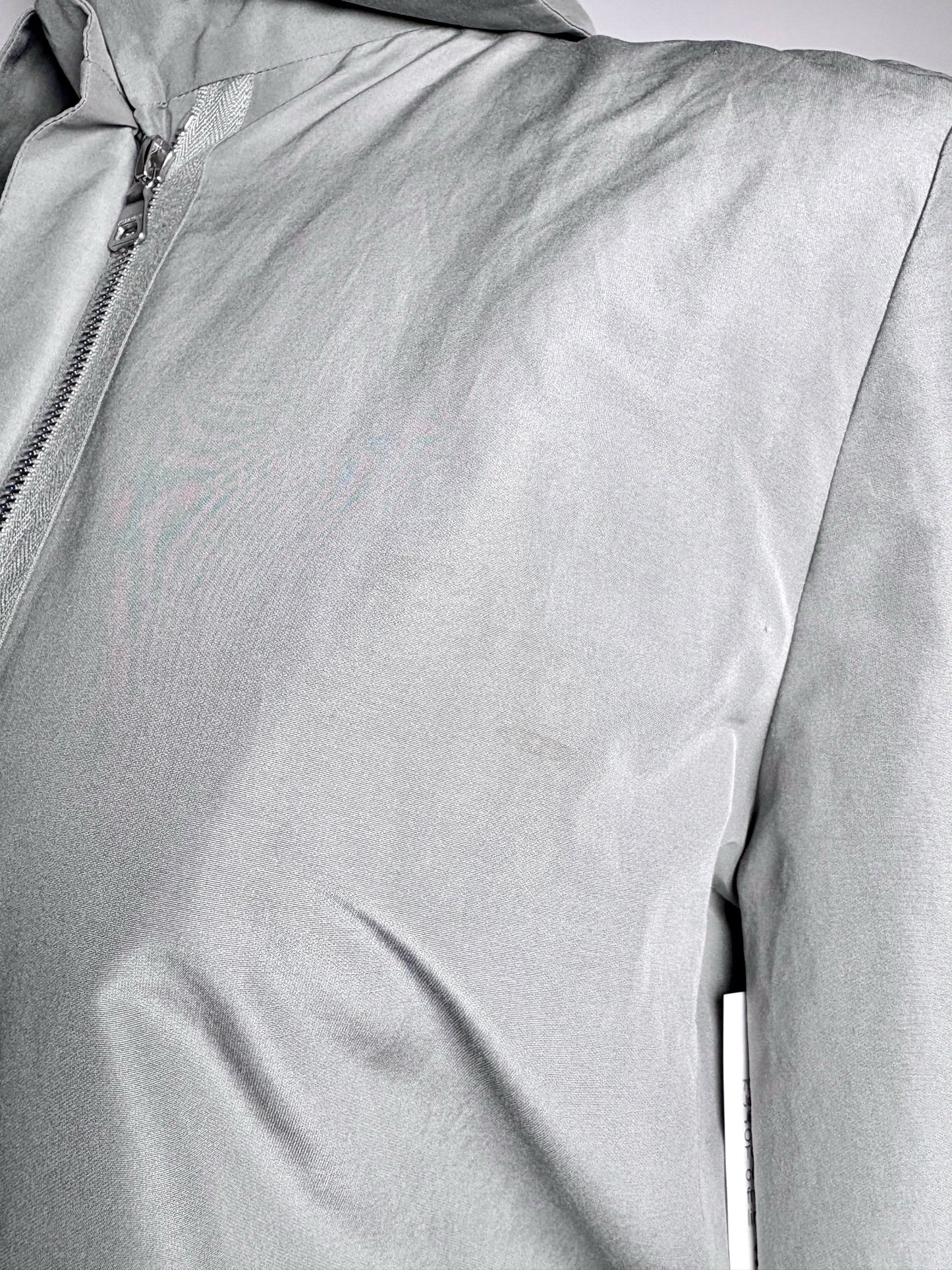 Women Size 36 (2) Jil Sander Olive Green Solid 100% Cotton Jacket