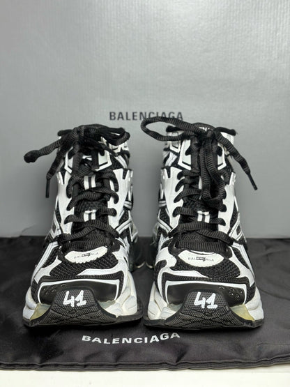 Balenciaga Black & White Abstract Men's Sneakers