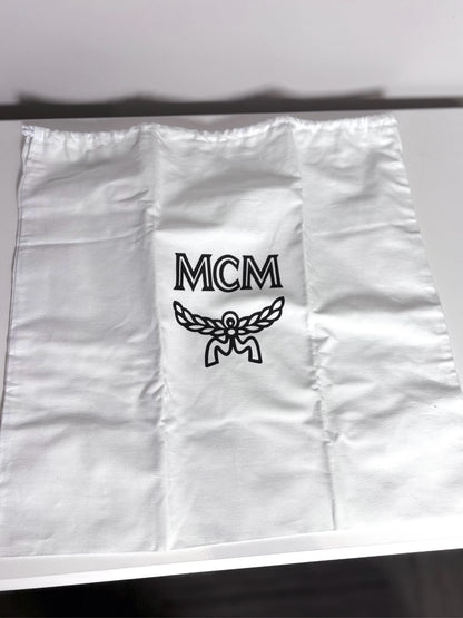 MCM Aren Monogram Black Visetos Tote Bag