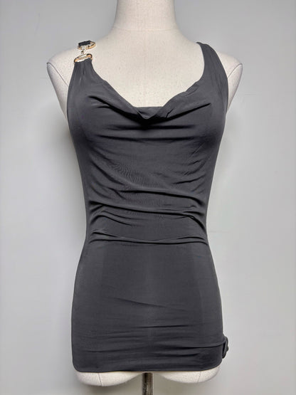 Women Size XS Gucci Black Knit Tank Horsebit Top